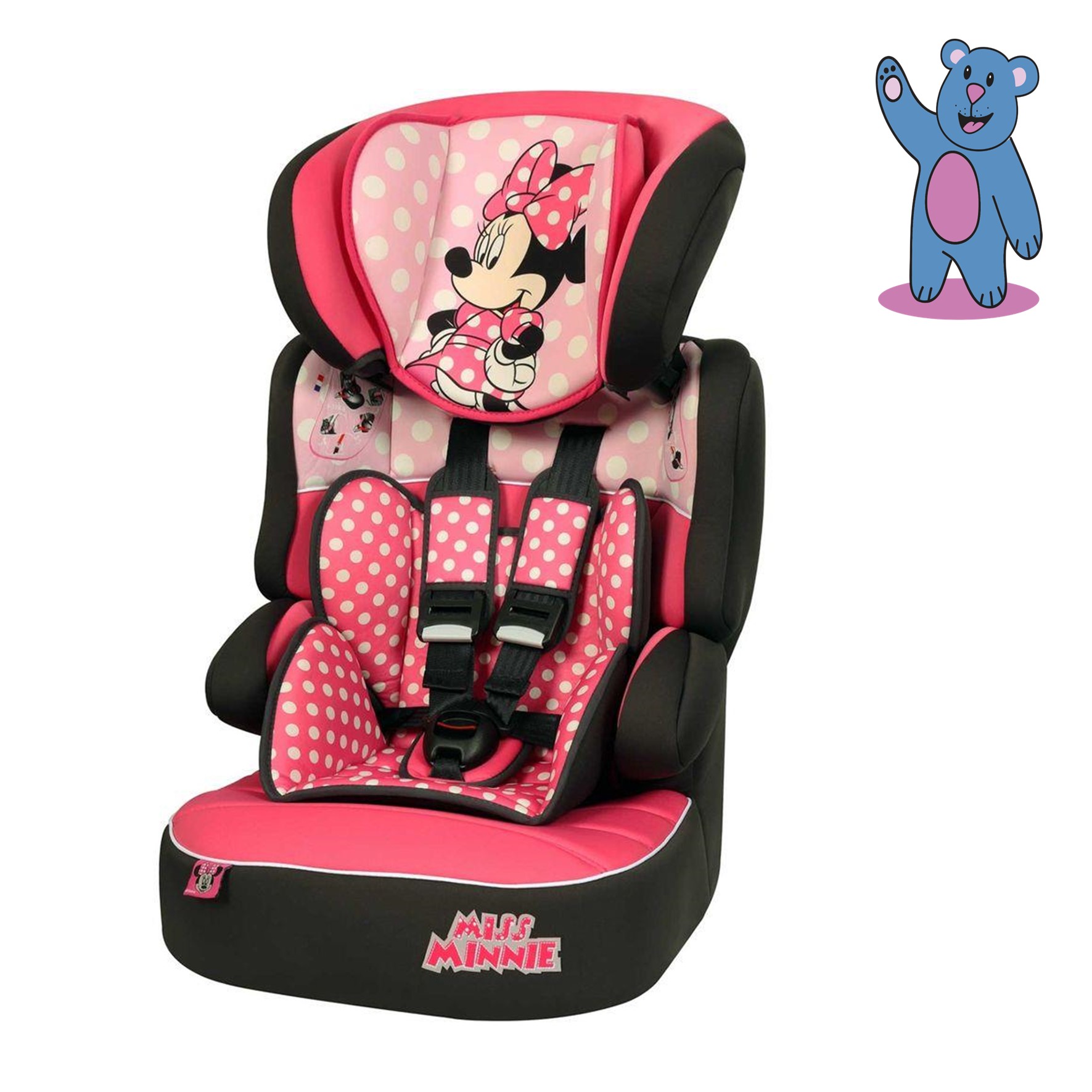 Cadeira de Carro 9 A 36Kg Nania Beline Minnie Mouse